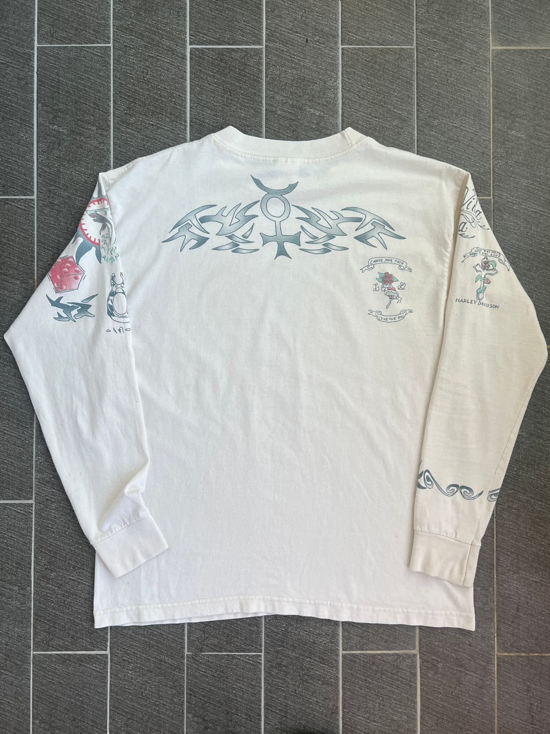 [L] 90s 데니스 로드맨 타투 롱슬리브 상품이미지5