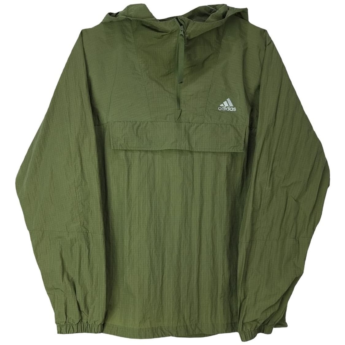[아디다스] 로고 프린팅 아노락 바람막이 자켓 카키 M17706 상품이미지2