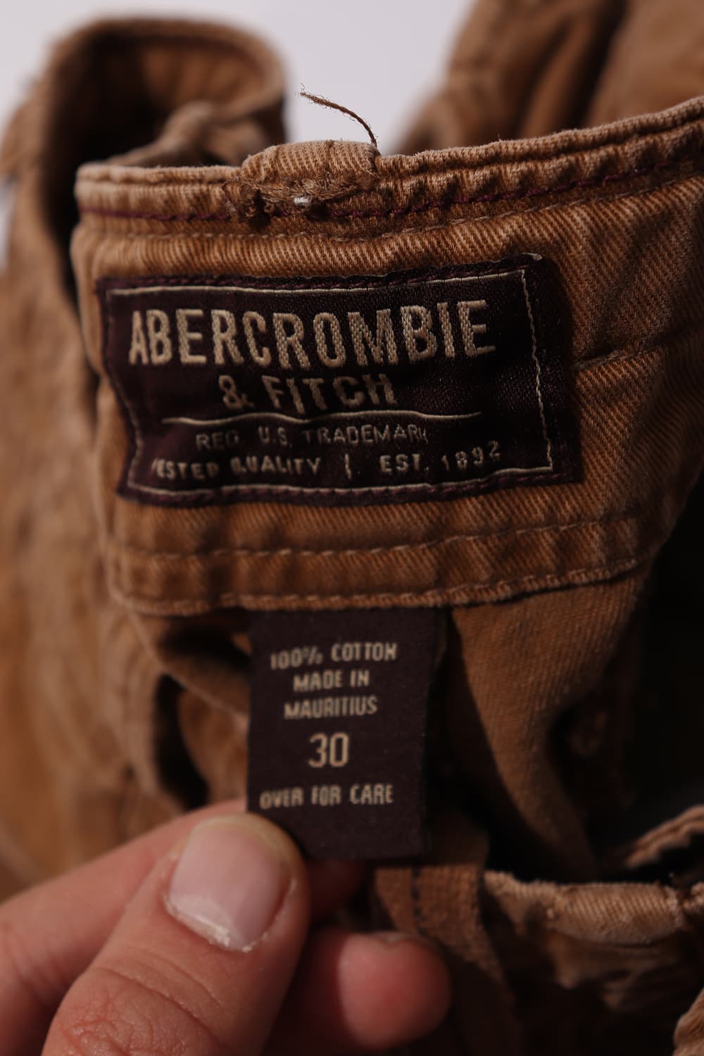 ABERCROMBIE 빅포켓 밀리터리 카고 쇼츠 팬츠 size 30 상품이미지4
