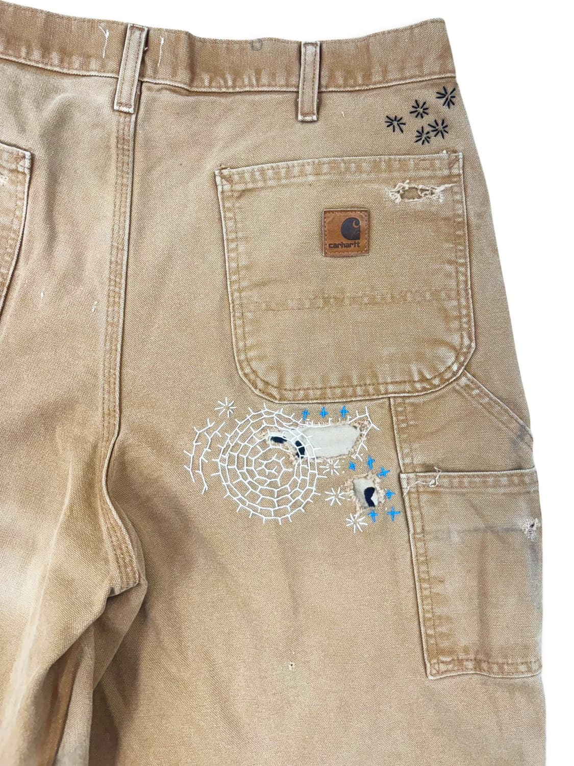 Carhartt Boro Sashiko Distressed Shorts 상품이미지6
