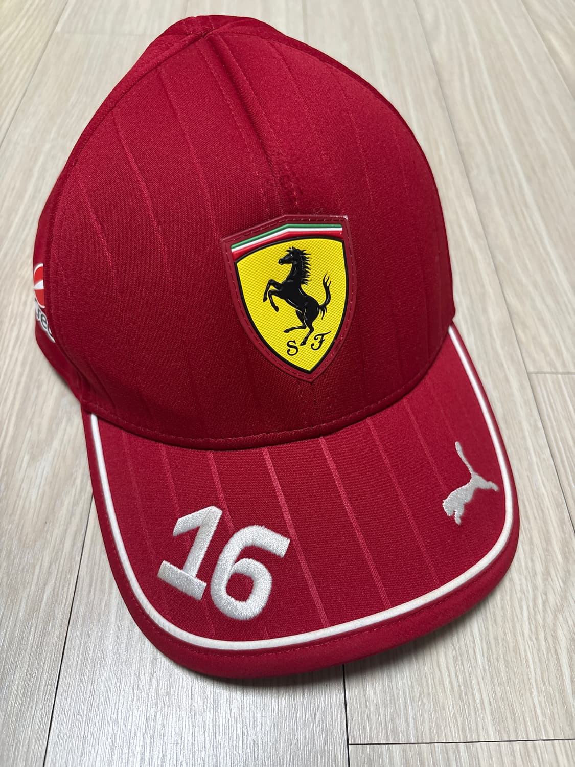 푸마 페라리 한정판 F1 스쿠데리아 레이싱 르끌레르 16번 캡모자 상품이미지1