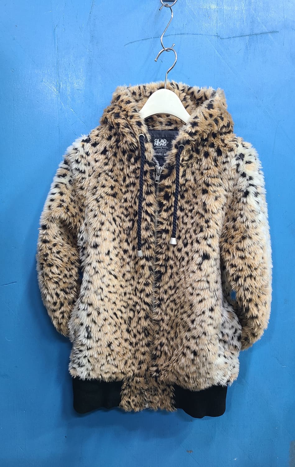 일본빈티지 레오파드호피퍼후드자켓like떠그클럽 상품이미지2