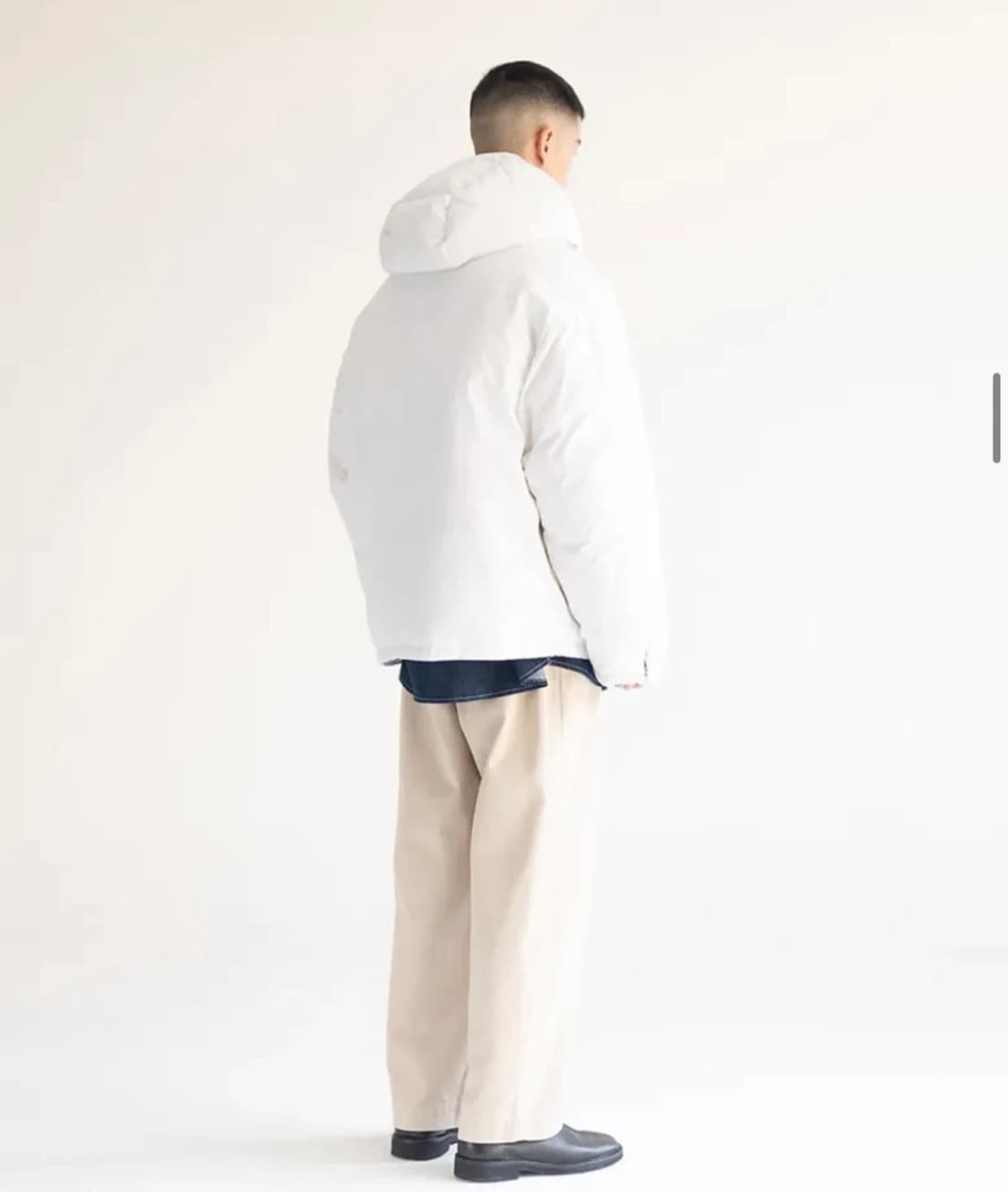 비슬로우 화이트 패딩 95-100 상품이미지3