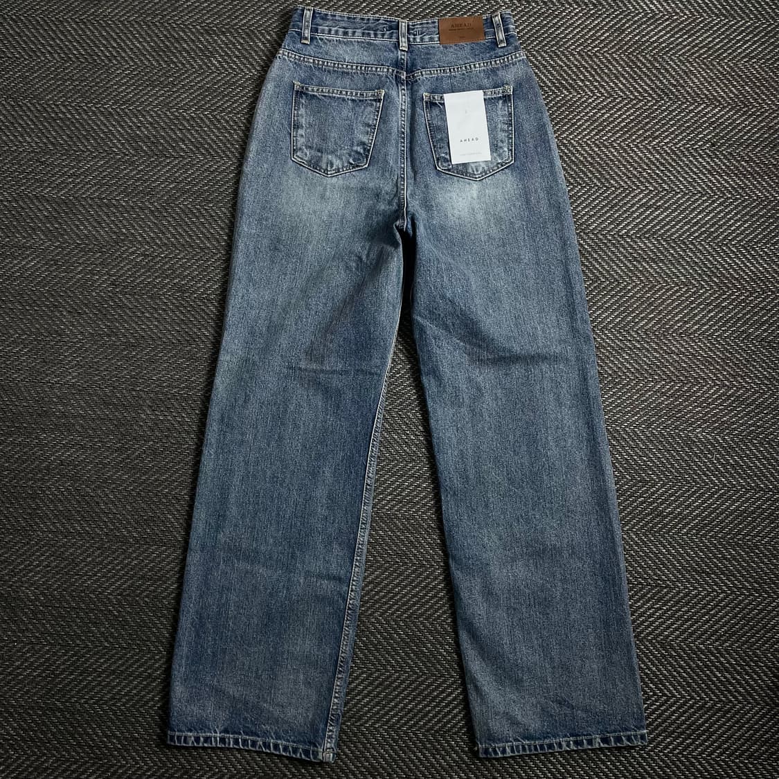 AHEAD 빈티지 와이드 워싱 데님 팬츠o 4339 상품이미지1