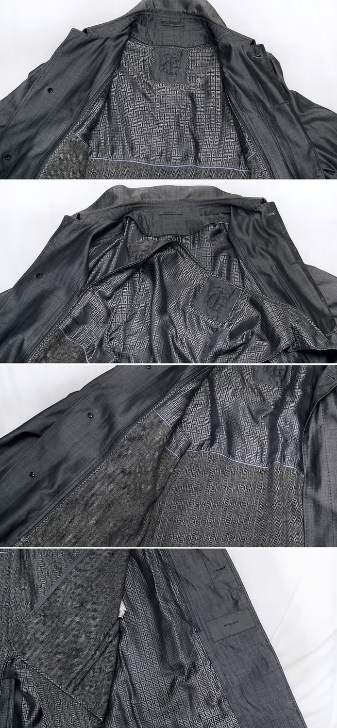 지방시 (GIVENCHY) 실크 울헤링본 클래식 벨티드 코트 (100+) 상품이미지7