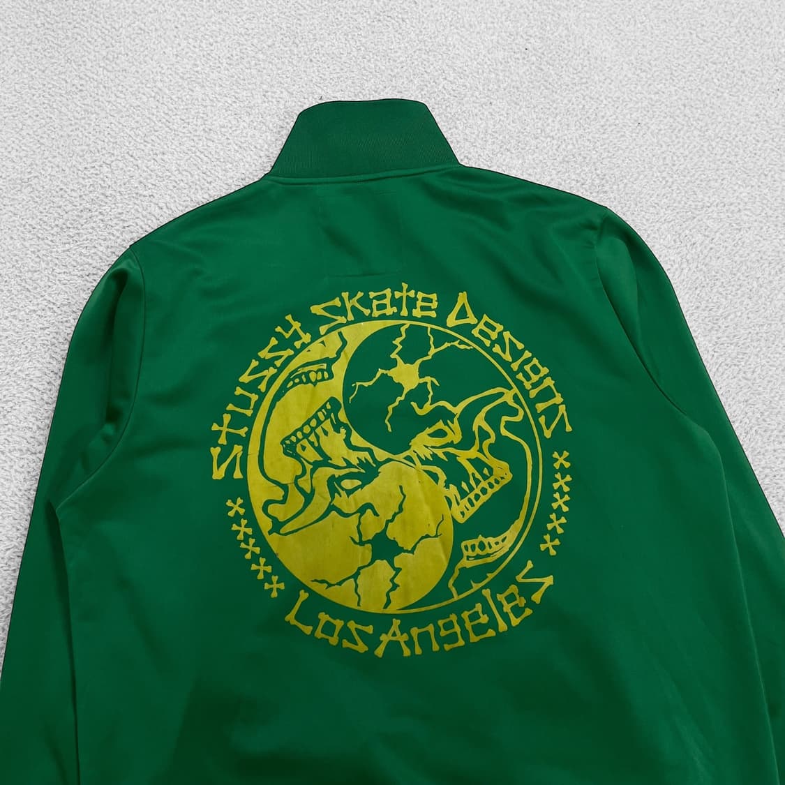 스투시 Stussy 00s 아카이브 로스엔젤레스 트랙탑 져지 그린 상품이미지3