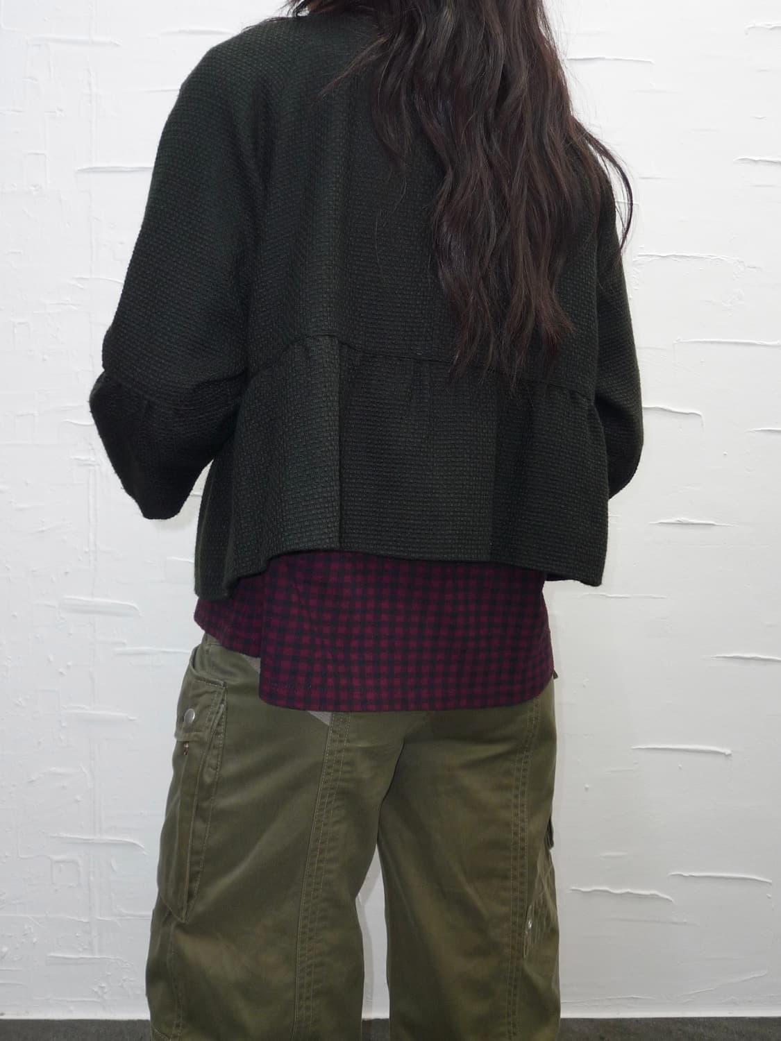 Black flare jacket 상품이미지4