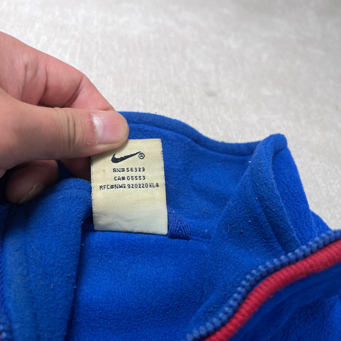 105 나이키 90s 국대 빅스우시 반집업 플리스 자켓 상품이미지5