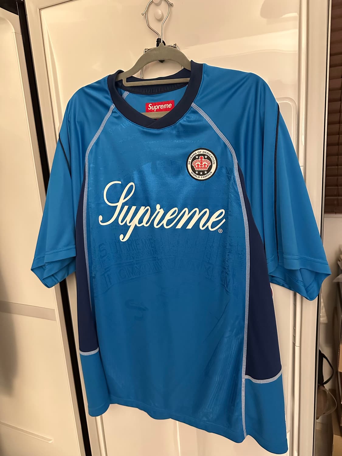 슈프림 자카드 사커 저지 L 상품이미지1