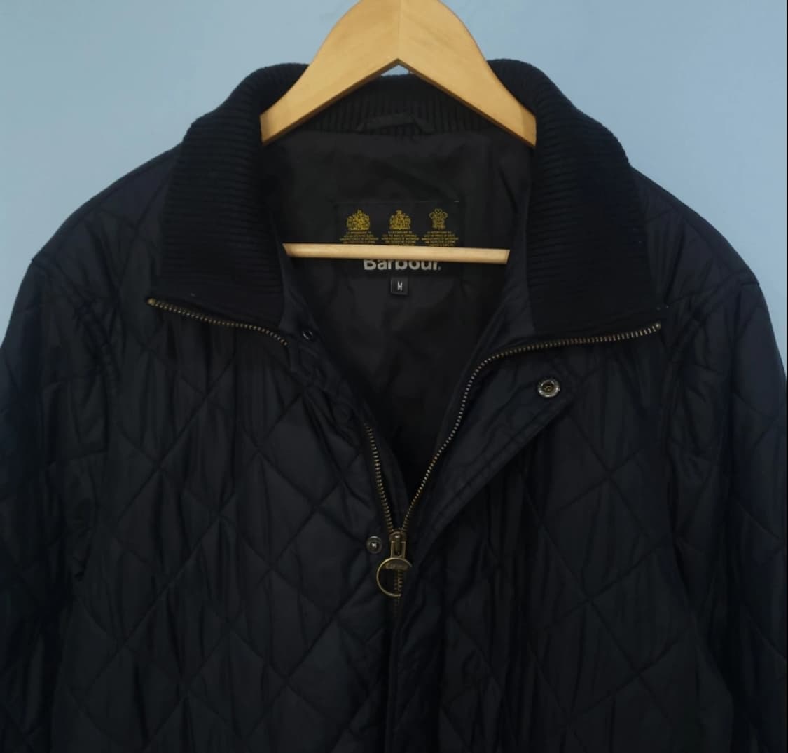 바버 첼시 퀼팅 자켓 블랙 100 상품이미지1