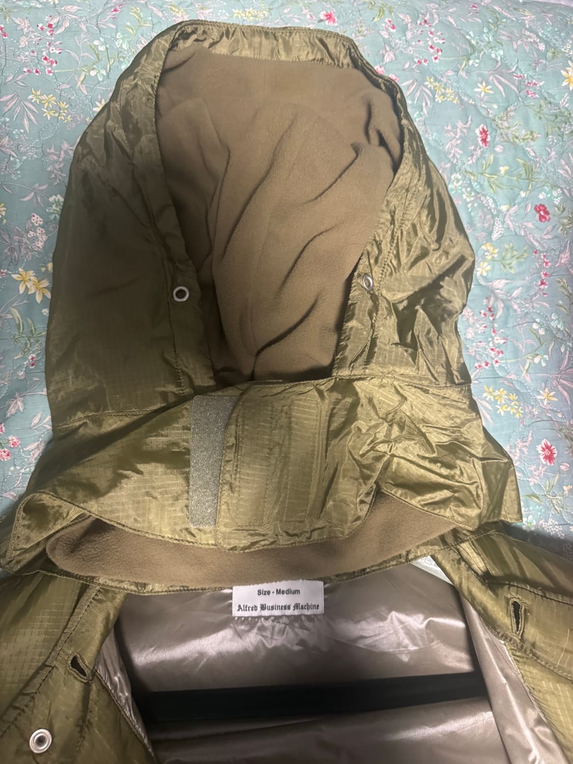 [m] 헤리티지플로스 알프레드 립스탑파카 카키 상품이미지5