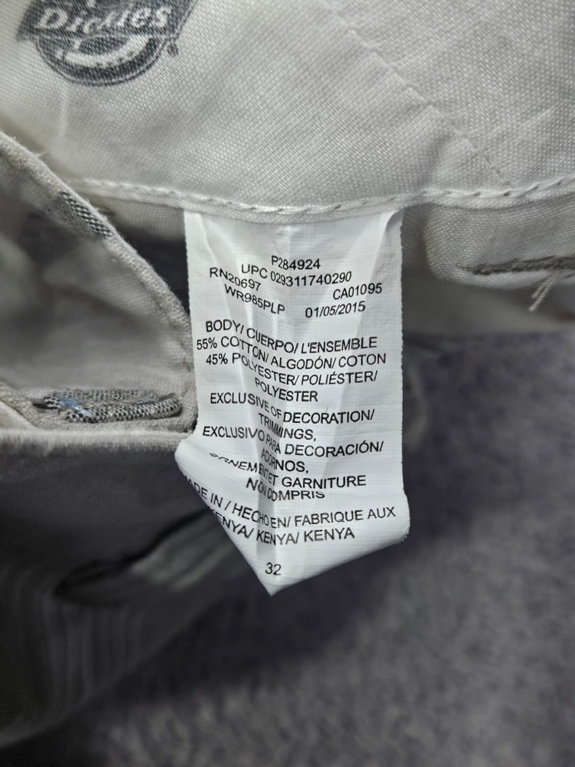 디키즈 체크 카고 쇼츠 반바지 ( 32" ) / 11916 상품이미지7