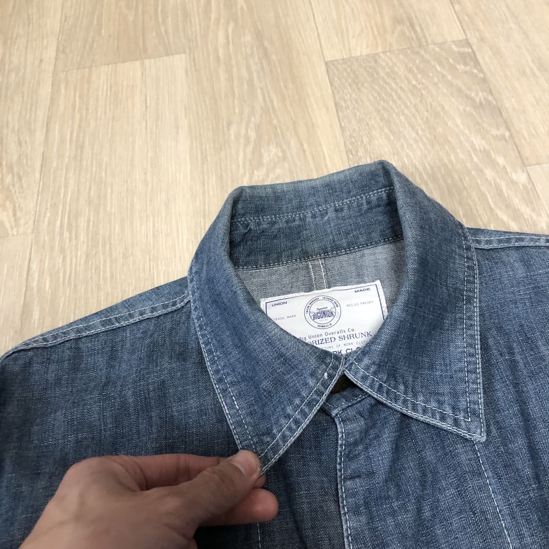(M-L) 빅 유니온 BIG UNION 데님 워크 초어 자켓 상품이미지3