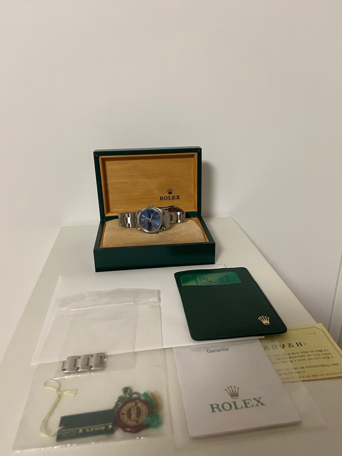롤렉스 ROLEX 에어킹 14000M 블루 다이얼 34mm 상품이미지10