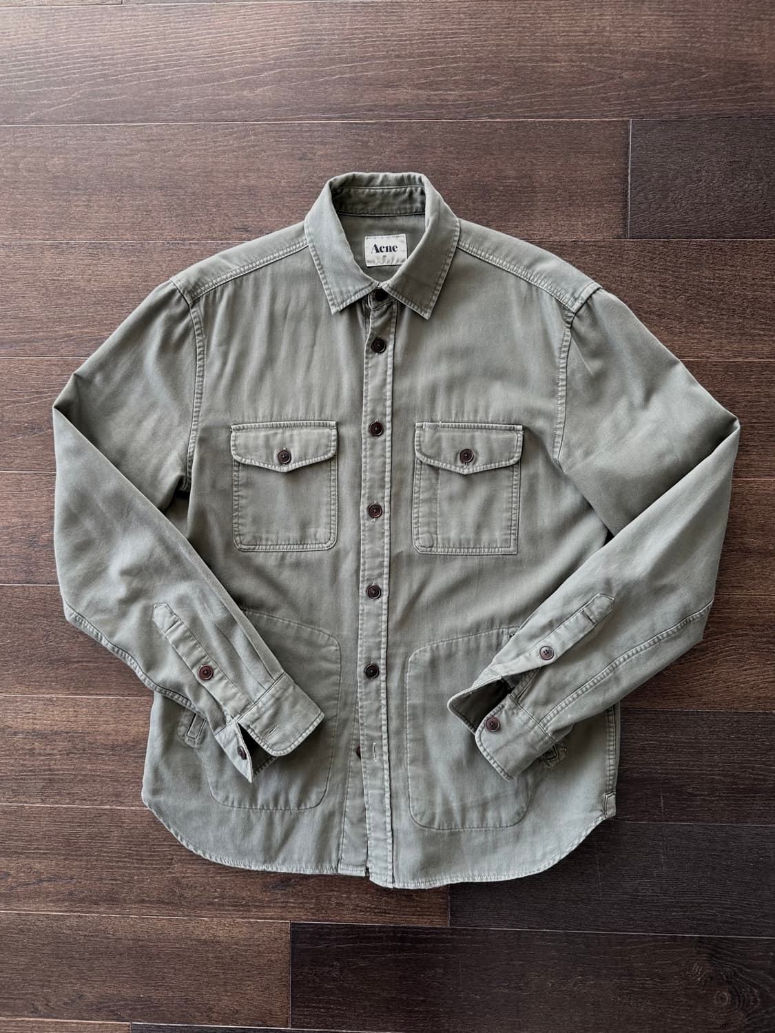 [46] ACNE STUDIOS 아크네 스튜디오스 밀리터리 셔츠_올리브 상품이미지8