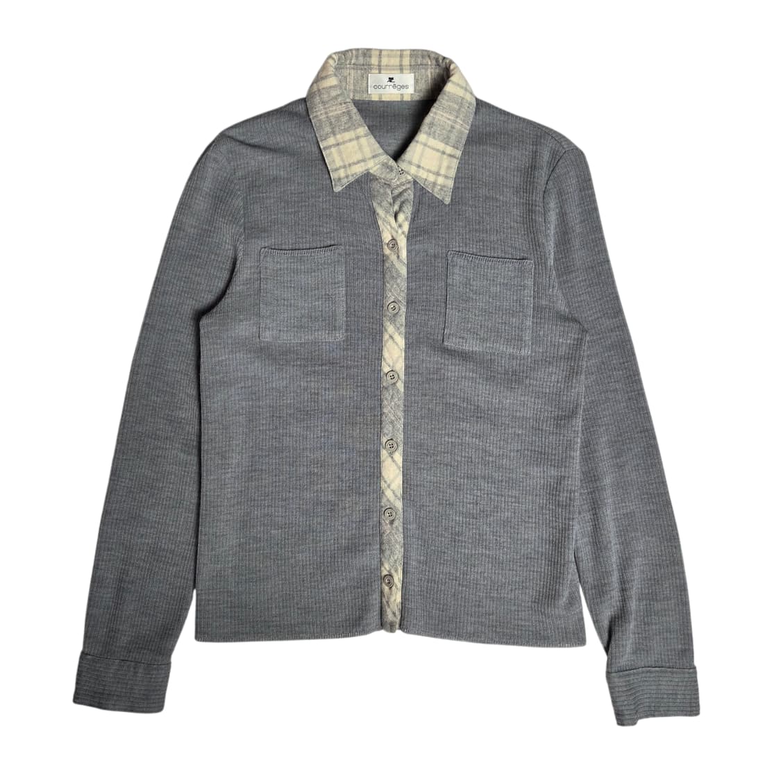 [Courreges] 꾸레쥬 카라 니트가디건 상품이미지1