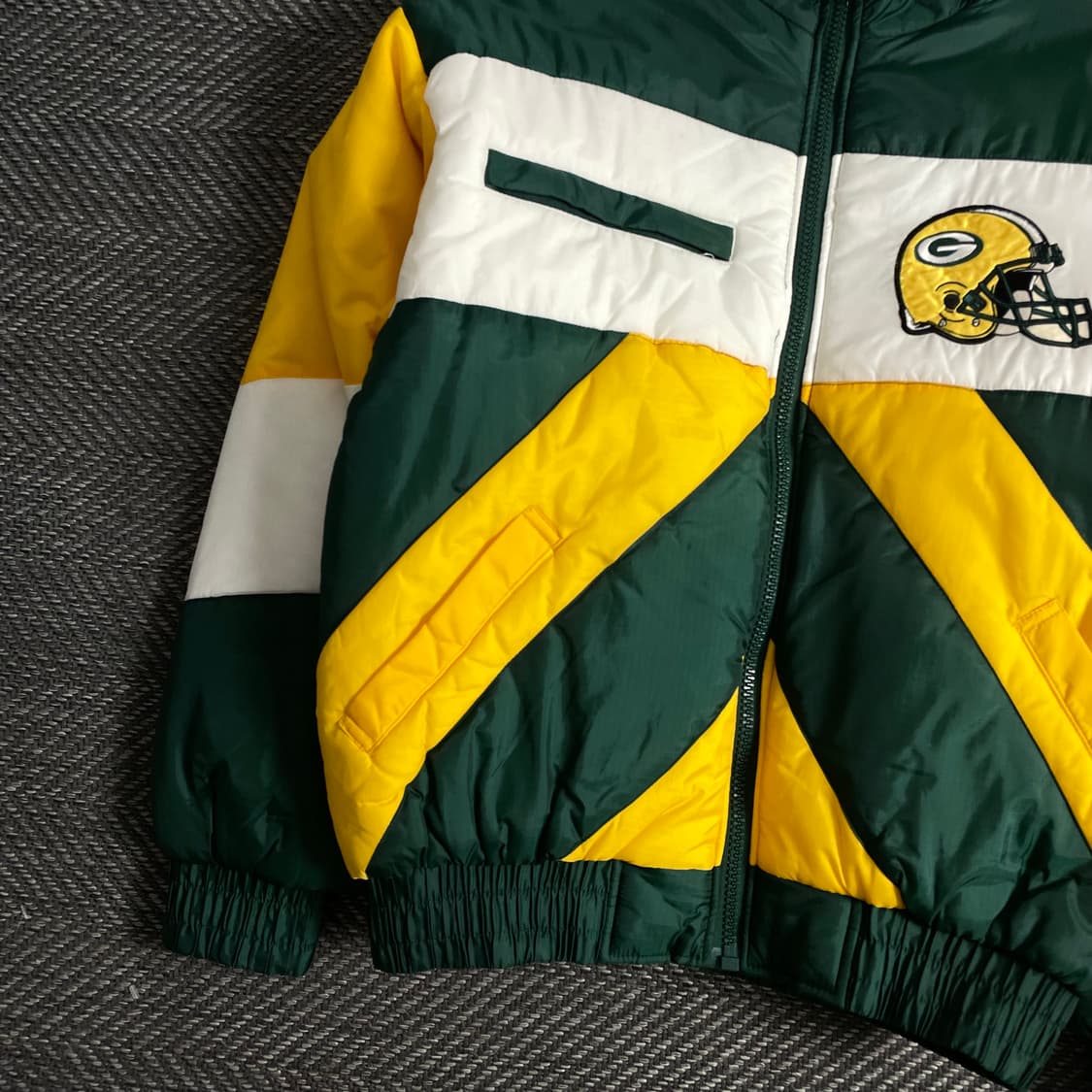 00s 프로플레이어 NFL 그린베이 패커스 바시티 패딩o 3243 상품이미지3