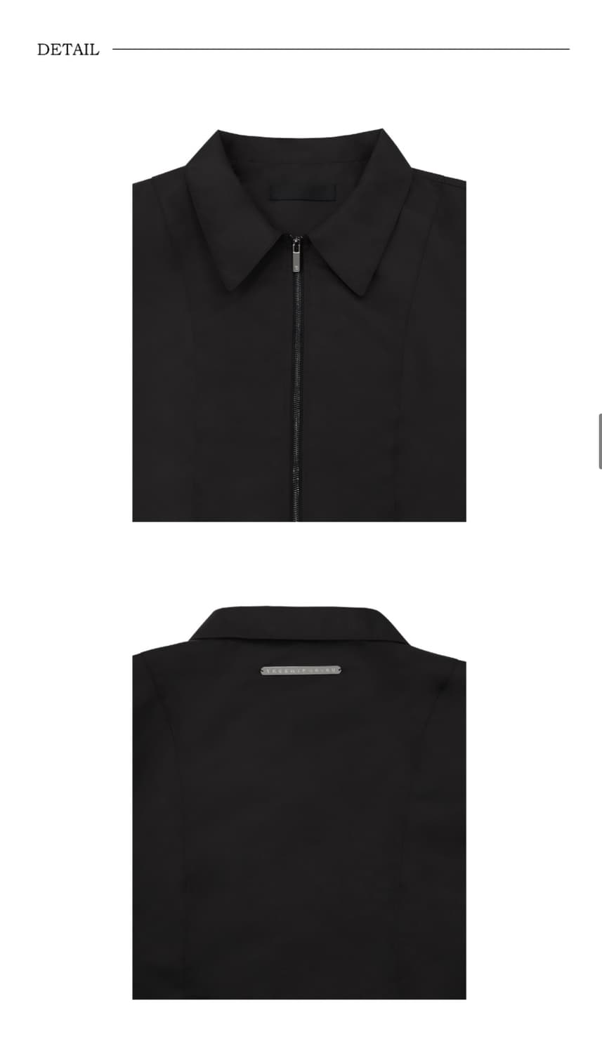 트리밍버드 Knit Sleeve Cropped Jacket [ Deep  상품이미지3