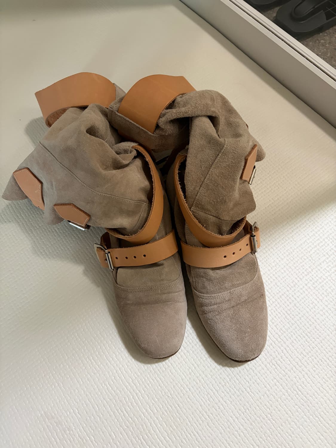 비비안웨스트우드 파일럿부츠 스웨이드 35 상품이미지1