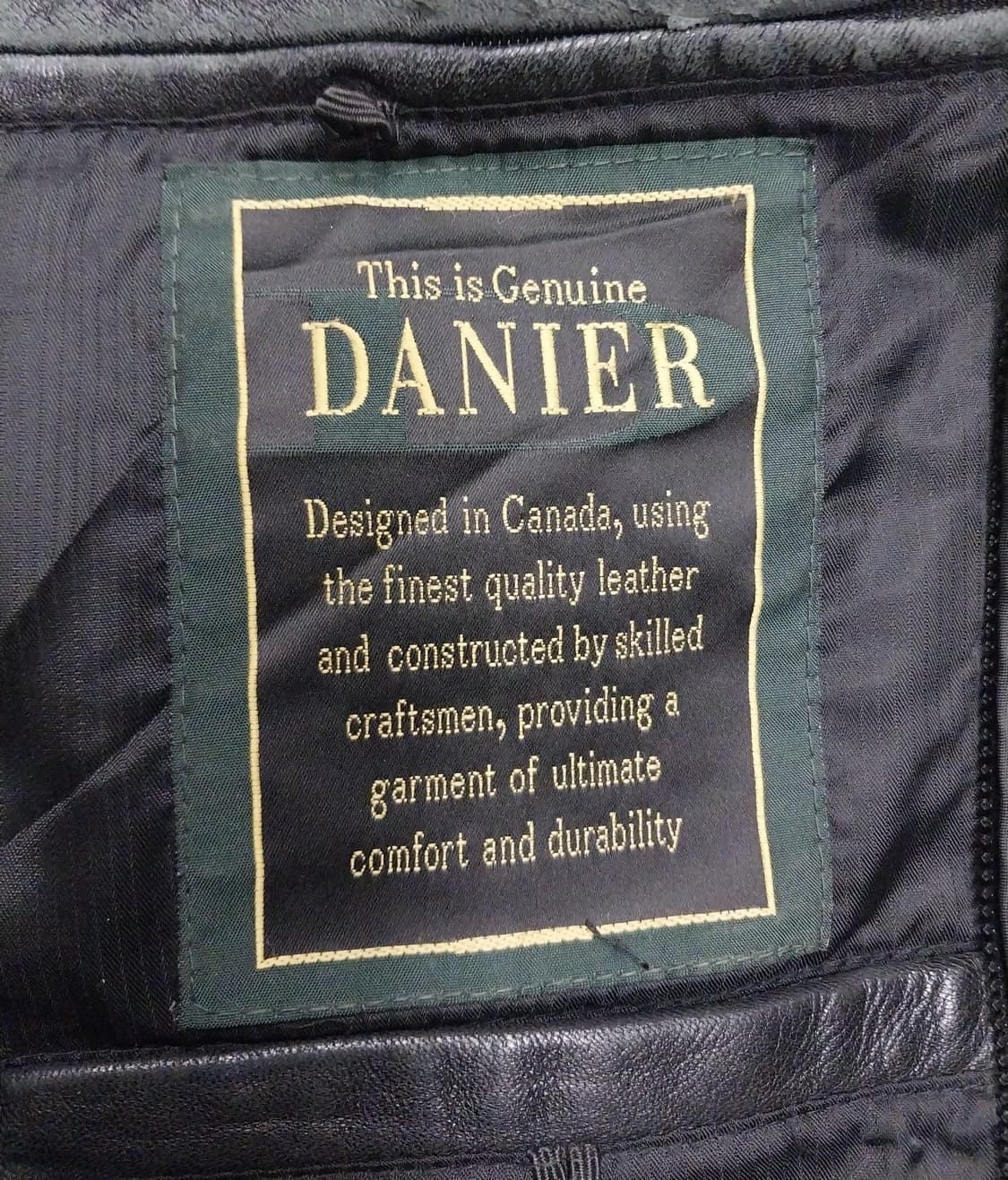DANIER CANADA 데니어 리얼래더  가죽자켓 M 상품이미지6