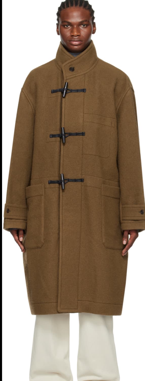 [50] 르메르 23fw 맥시 더플 코트 브라운 상품이미지1