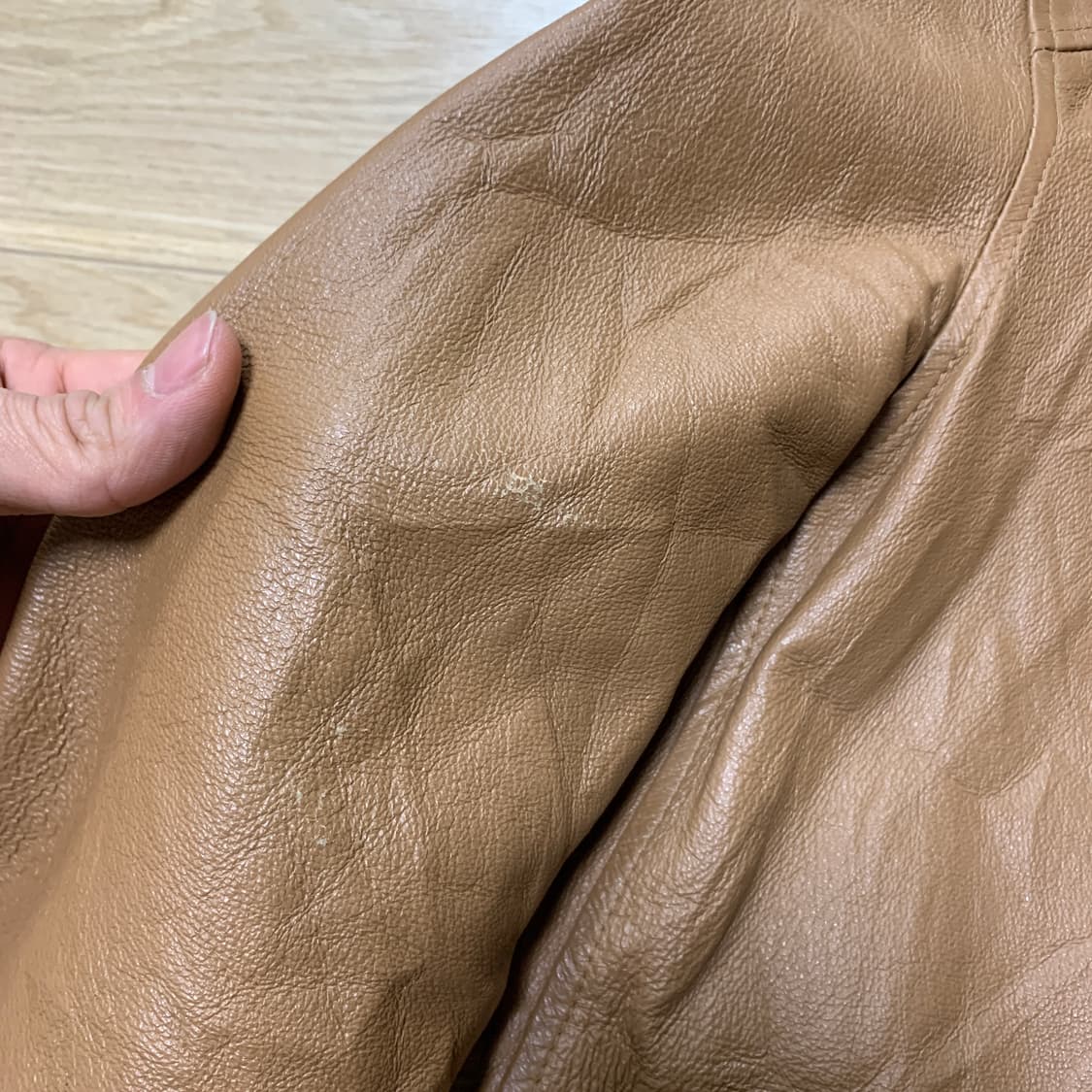 44-55)히스테릭글래머 돈피 가죽자켓 상품이미지6