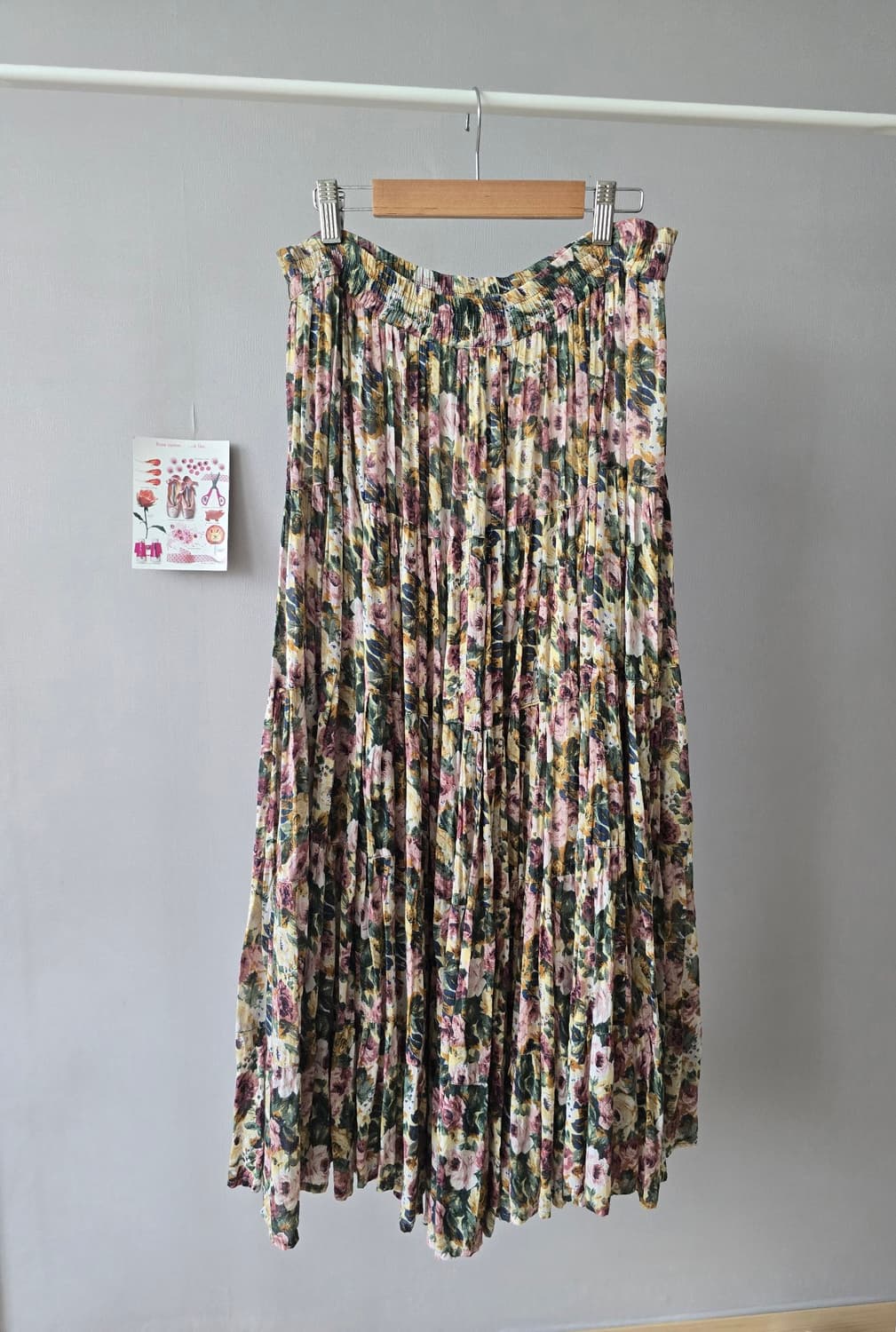 Vintage 플라워 Tiered Skirt 상품이미지3