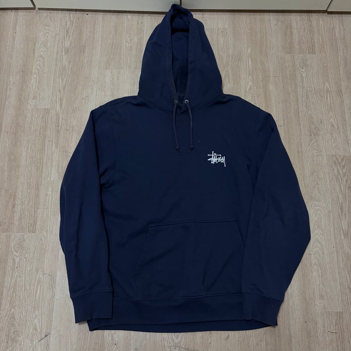스투시 스탁 빅로고 후드티 L/100  상품이미지1