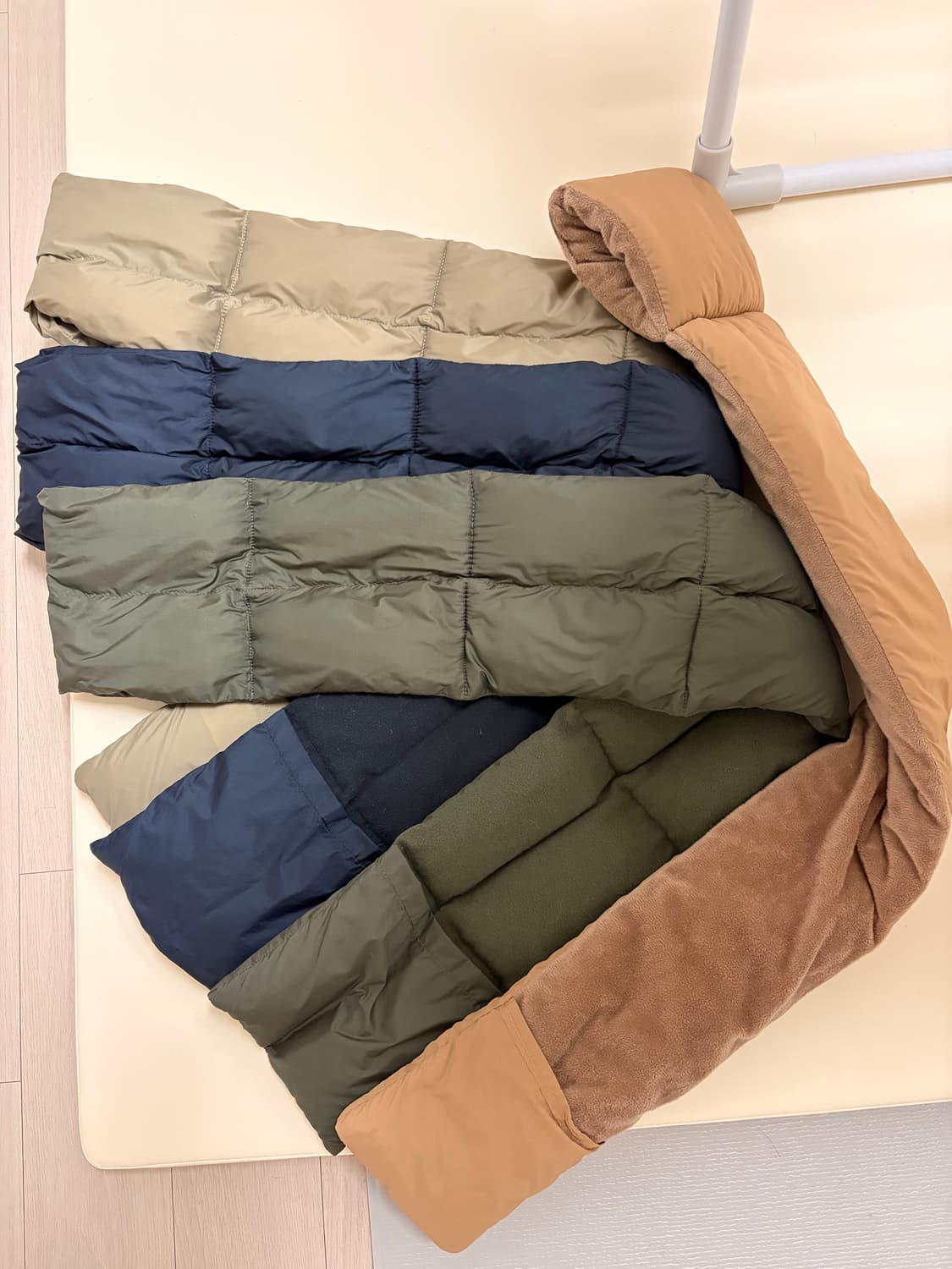 유니클로 패딩 목도리 머플러 일괄 6  상품이미지1