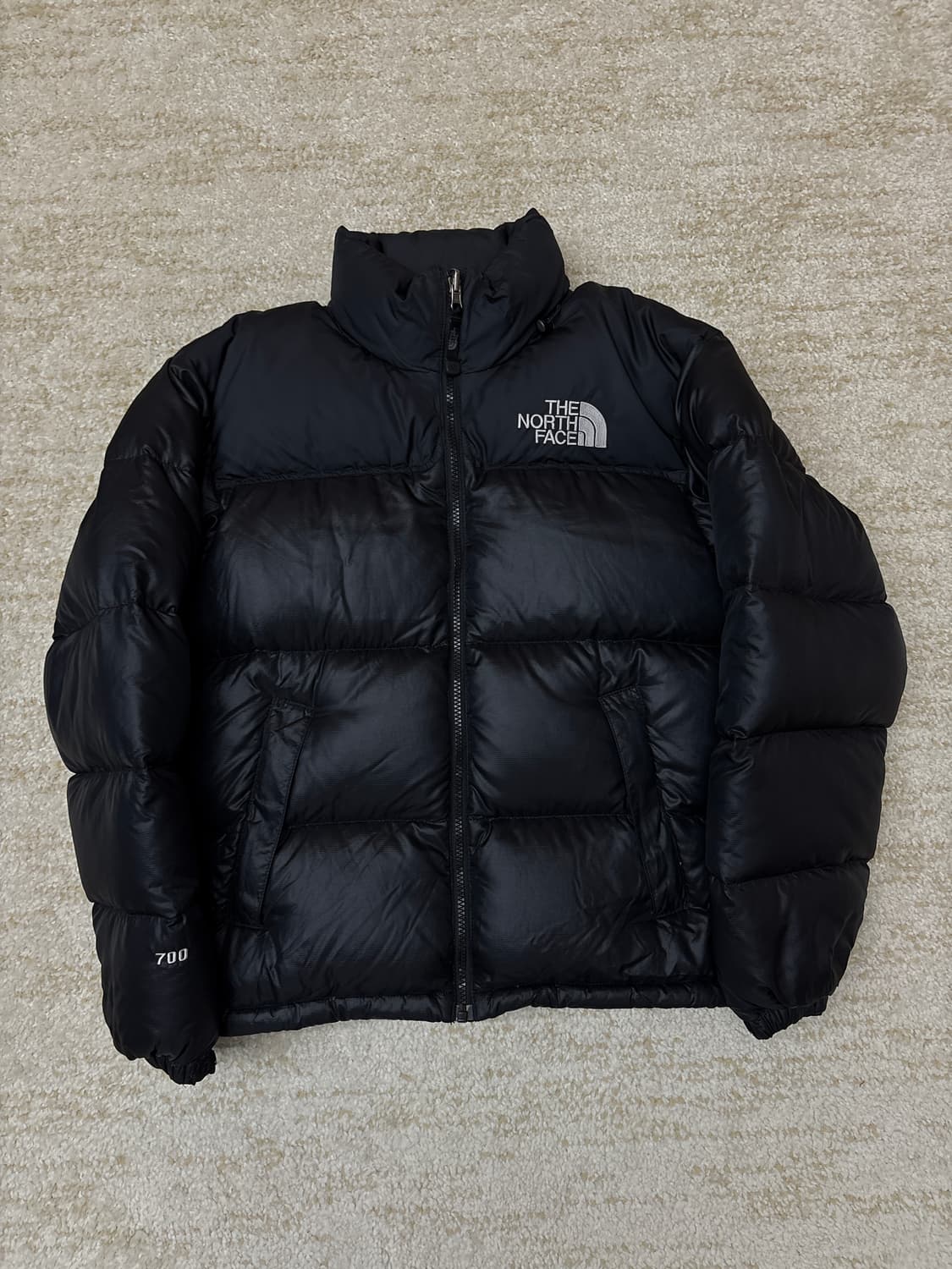 [85] 노스페이스 700 눕시 구스다운 블랙 패딩 상품이미지1