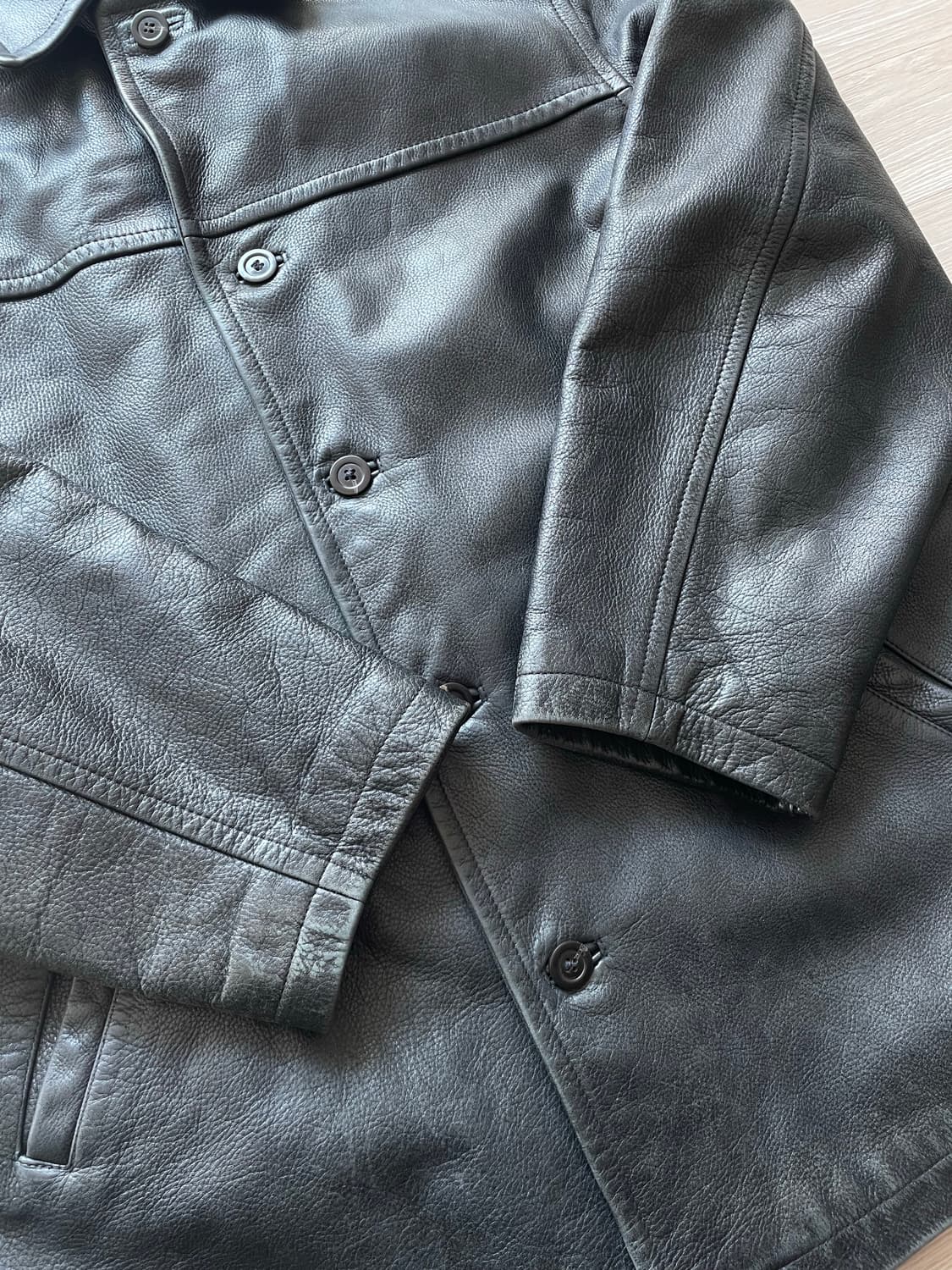 빈티지 제이크루 레더 카코트 상품이미지2