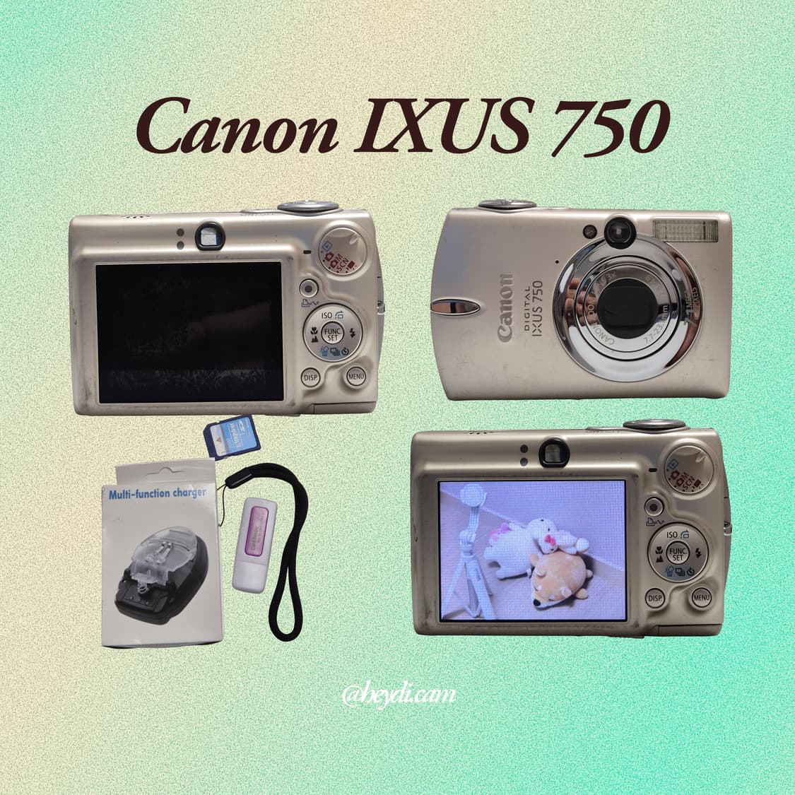 (아일릿 원희) 캐논 ixus750 IXY700 골드 상품이미지2