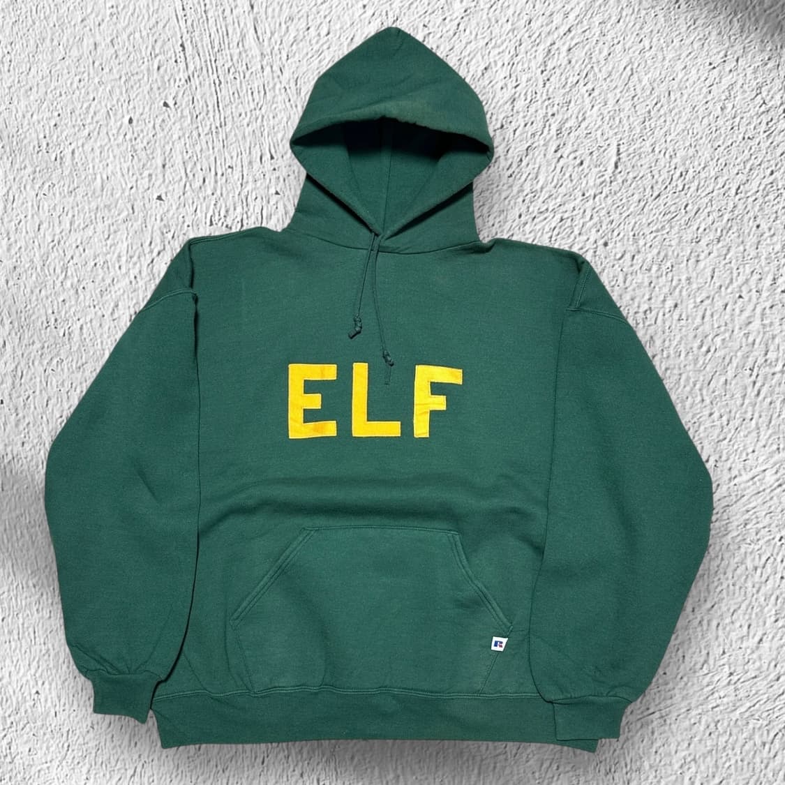 90s russell 러셀 후드티셔츠 그린 XXL 상품이미지1