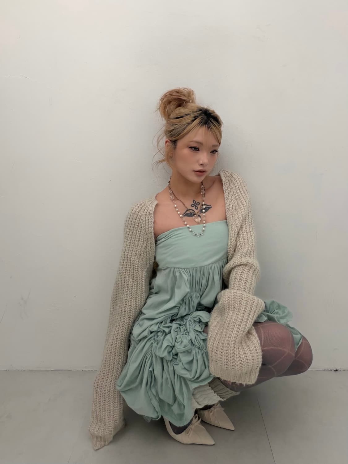 민트 셔링 원피스&스커트  상품이미지1