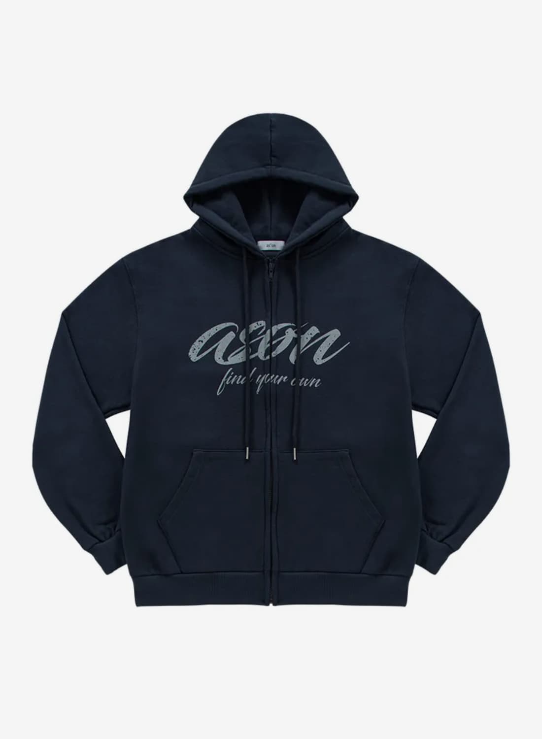 (새상품) 애즈온 ason 루즈 트레이닝 후드집업 (네이비) 상품이미지2
