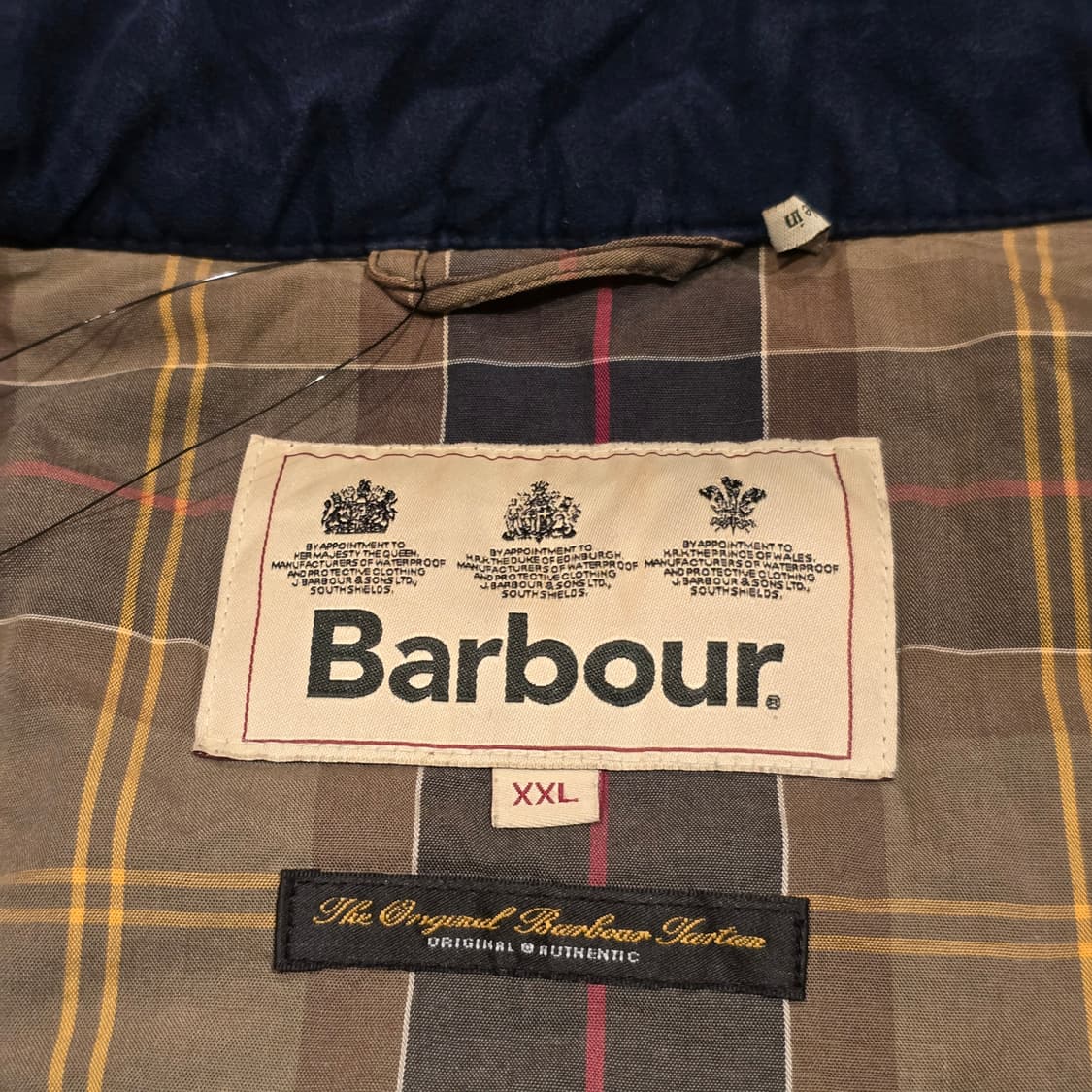 Barbour 네이비 익스플로러 질레 퀼팅 베스트 상품이미지6