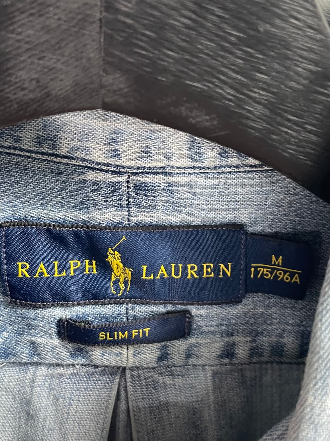 폴로 포니 샴브레이 데님 셔츠 (on.443)   상품이미지5