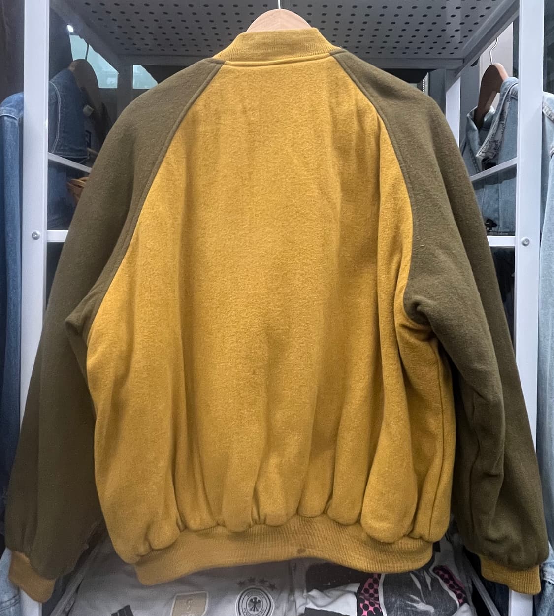 90s 옴팔로스 야구 점퍼 배색 자켓 상품이미지6