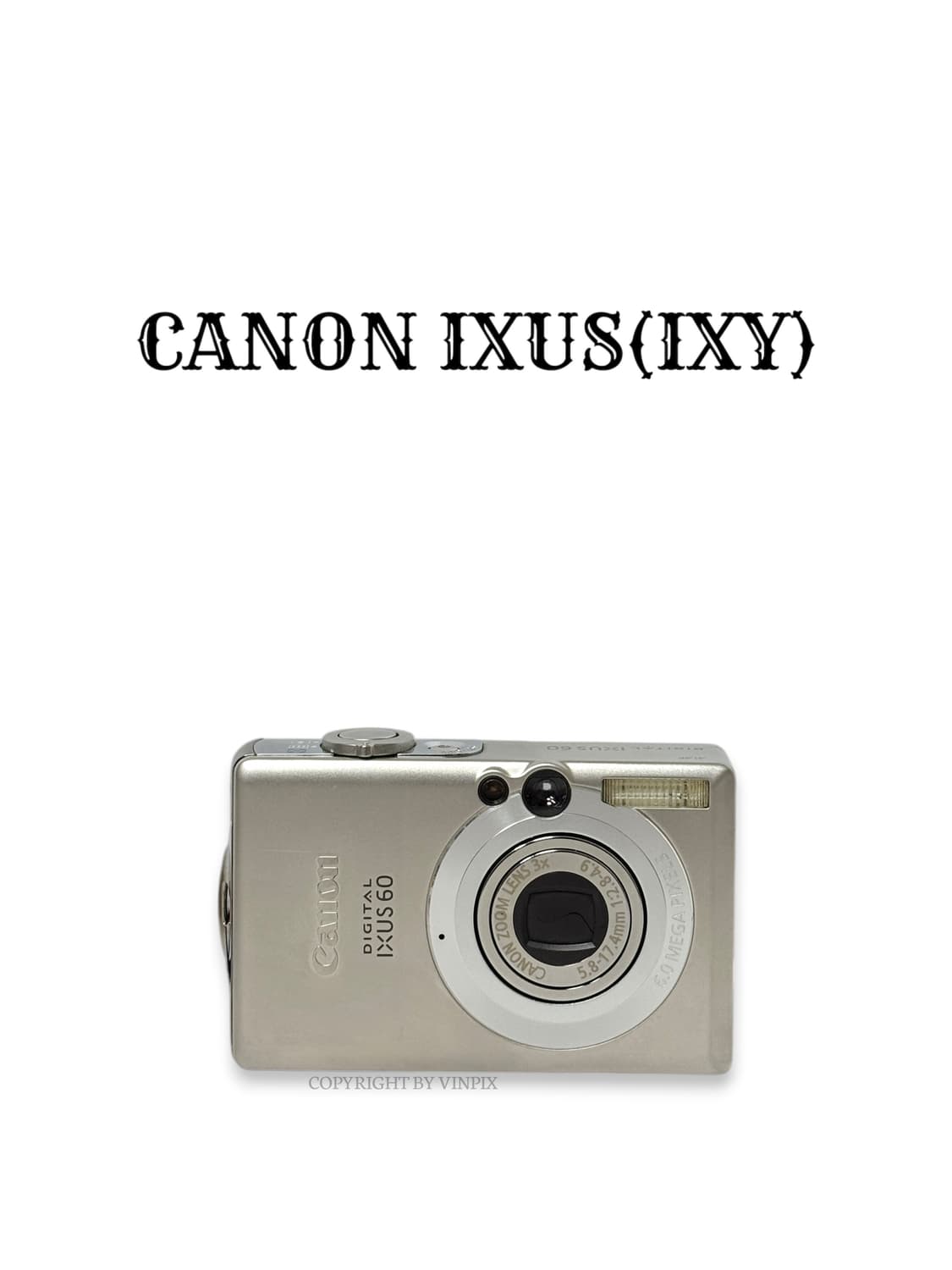 캐논 익서스 60(ixus 60,ixy 70) 빈티지 디지털 카메라 디카 상품이미지1