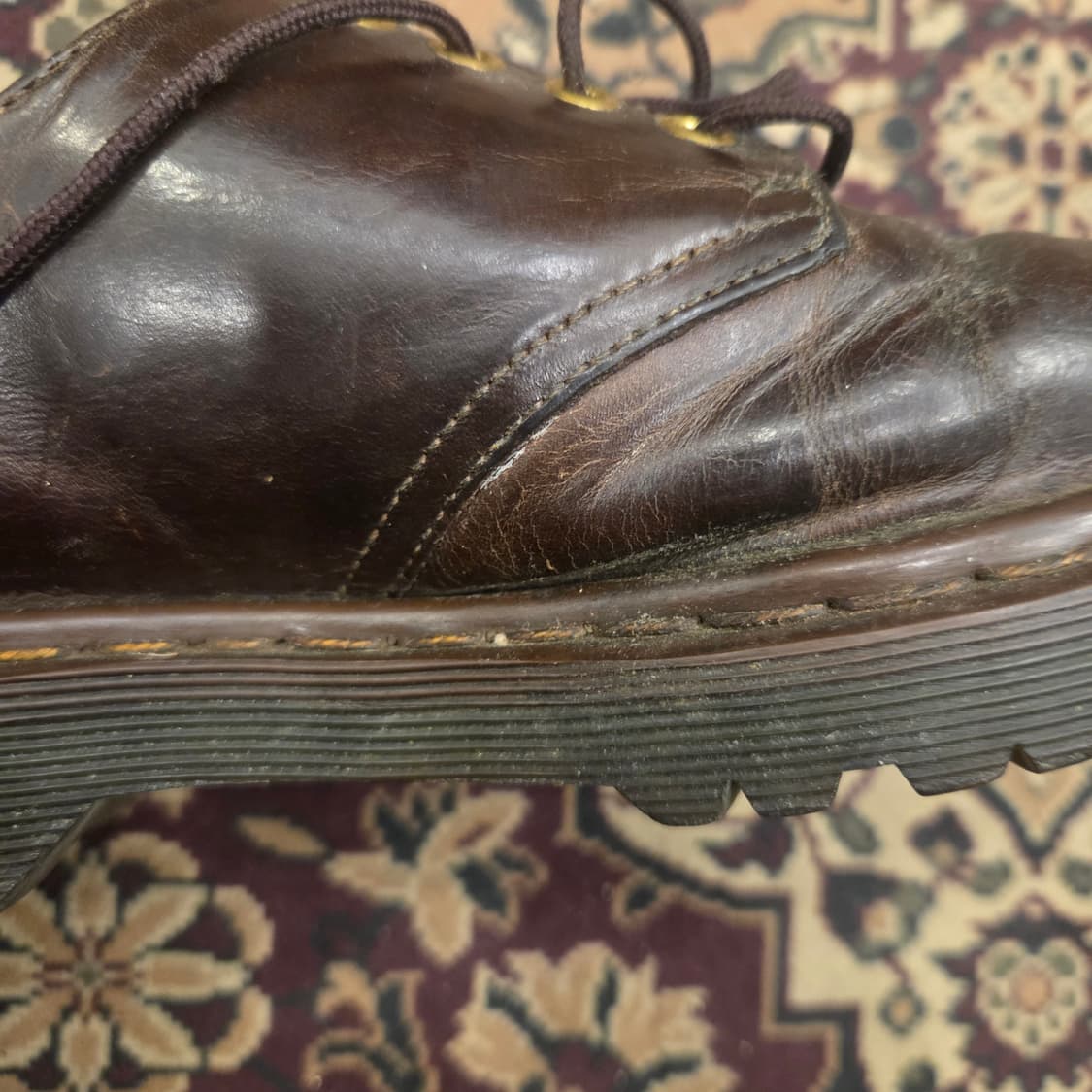 닥터마틴 4홀 1561 mie 브라운 크레이지호스 uk6 상품이미지9