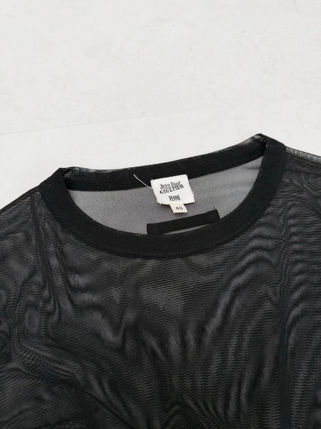 Jean Paul Gaultier 프린지 메쉬탑 상품이미지6