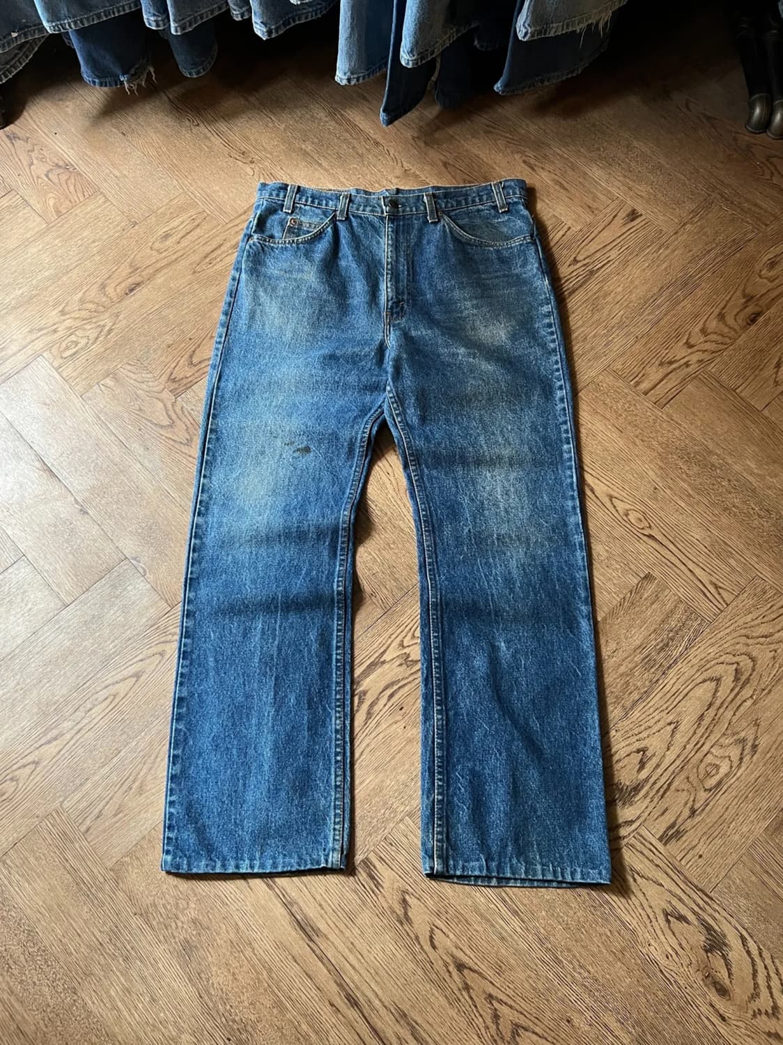 [36]80's 리바이스 USA 20517-0217 오렌지탭 플레어진 상품이미지1