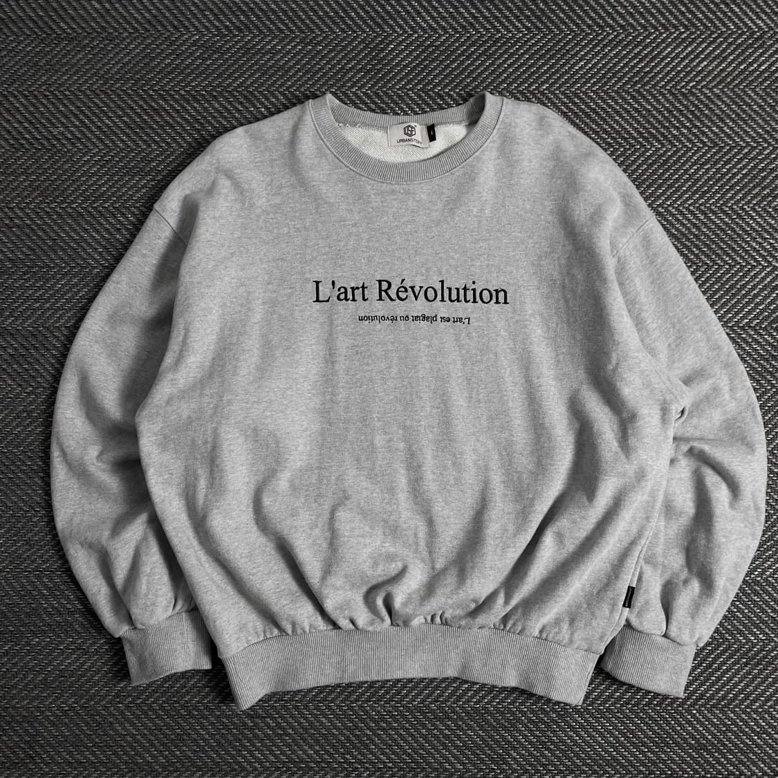 어반스터프 빅로고 박시핏 맨투맨y 3147 상품이미지2