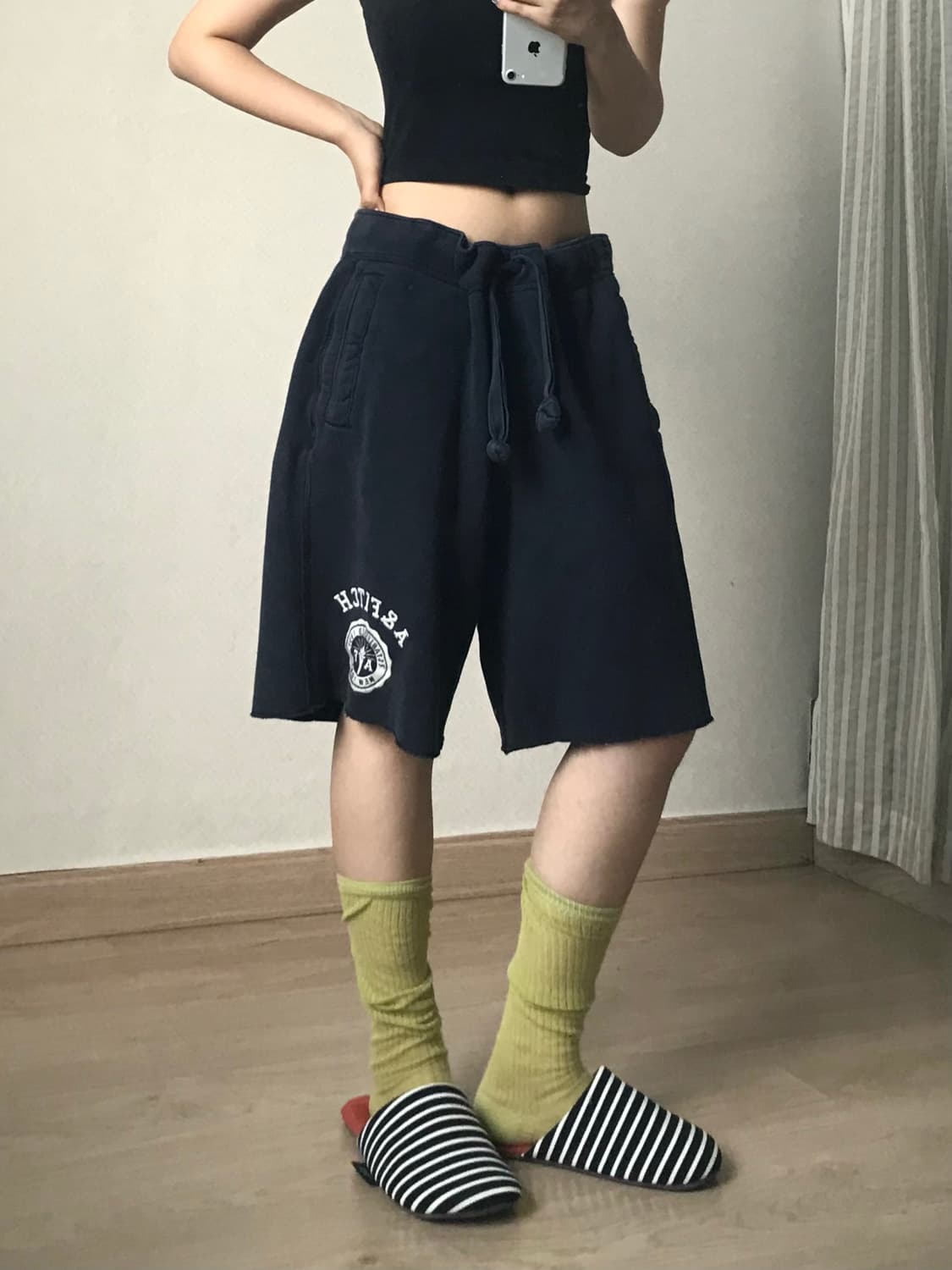 Abercrombie navy cotton bermuda pt 상품이미지3