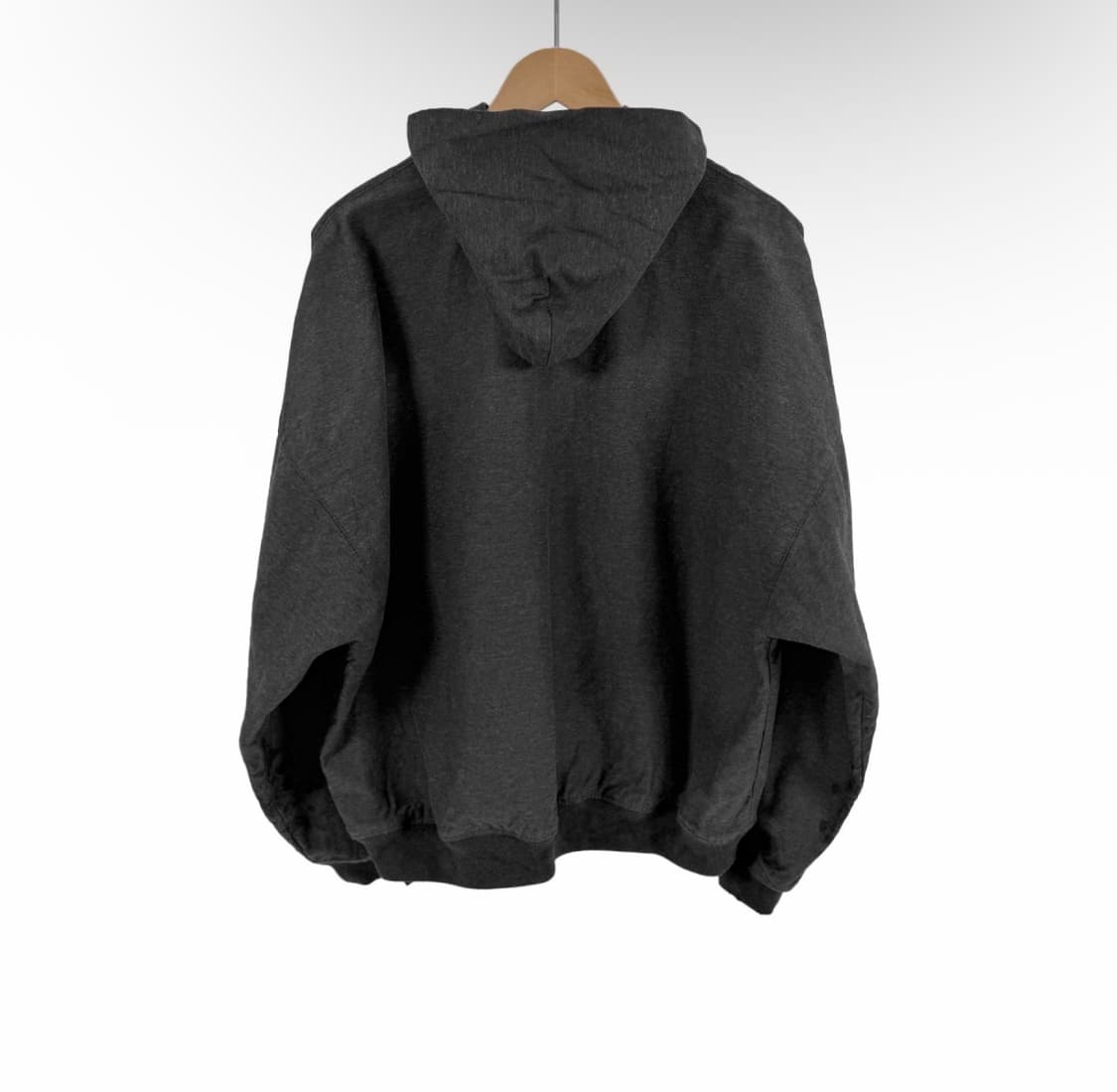 [XS] 발렌시아가 남성 트롱프뢰유 데님 후드 집업 자켓 앤트러사이트 상품이미지2