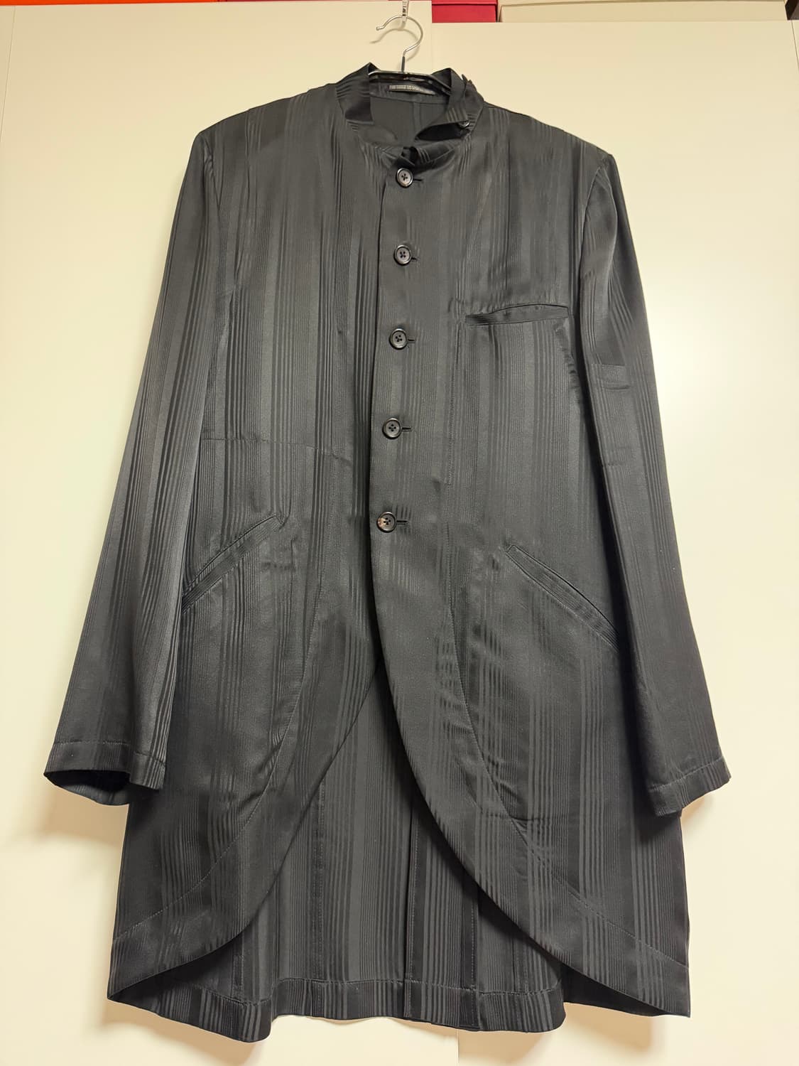 Yohji Yamamoto Pour Homme 2008 아카이실크 자켓 상품이미지5