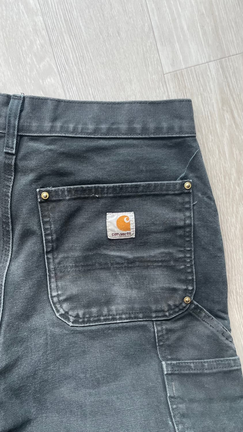 칼하트 더블니 블랙 B01 31x34 상품이미지3