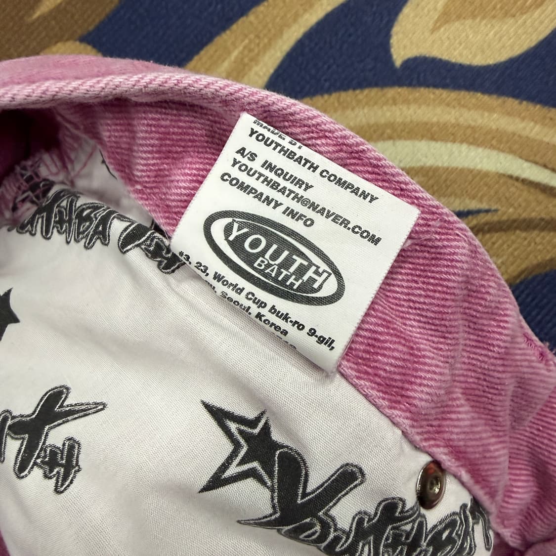 (L)유쓰베스 YBCC 카고데님팬츠(핑크) 상품이미지3