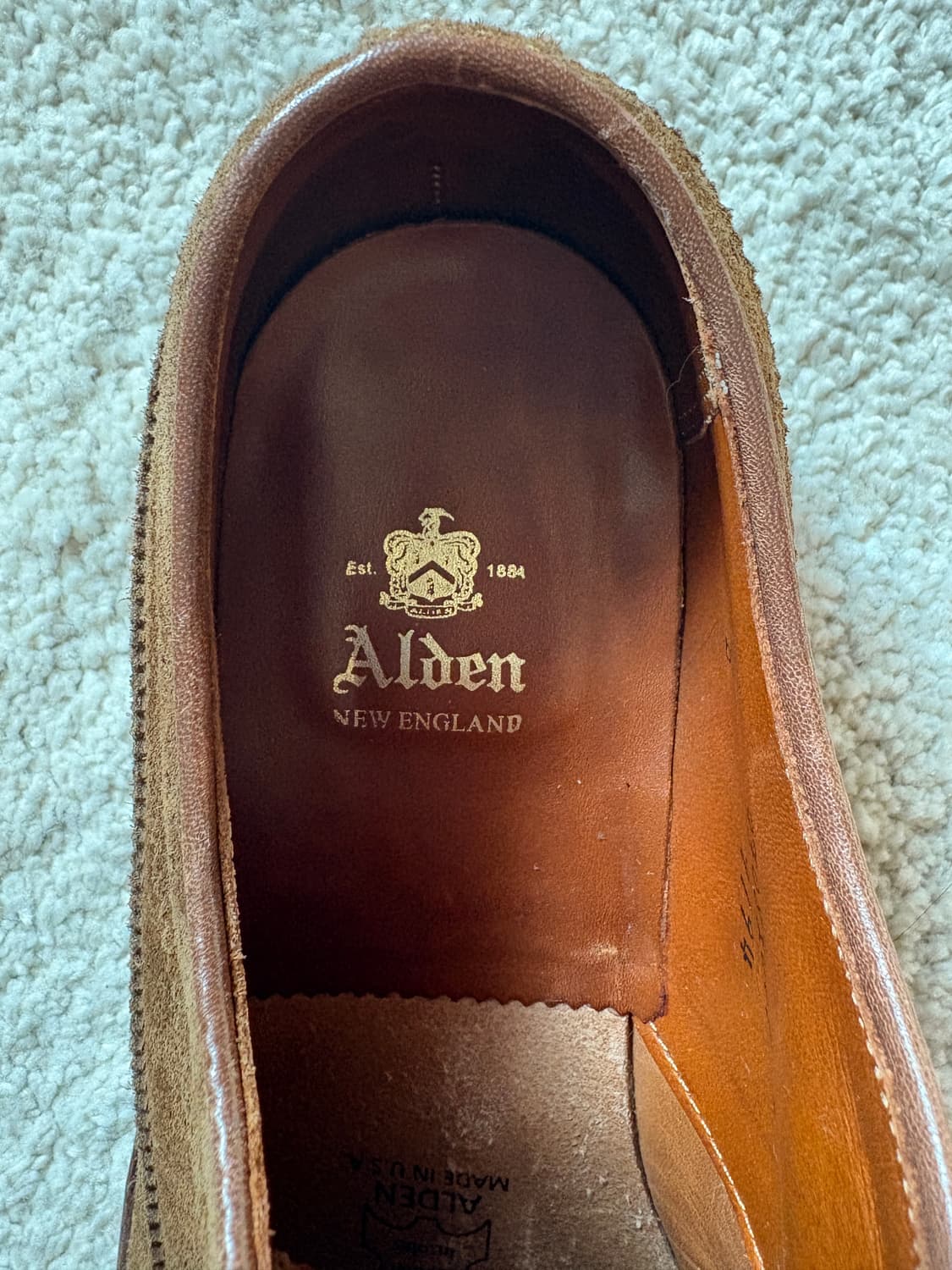 알든 9794 스너프 스웨이드 롱윙 us9D 상품이미지3