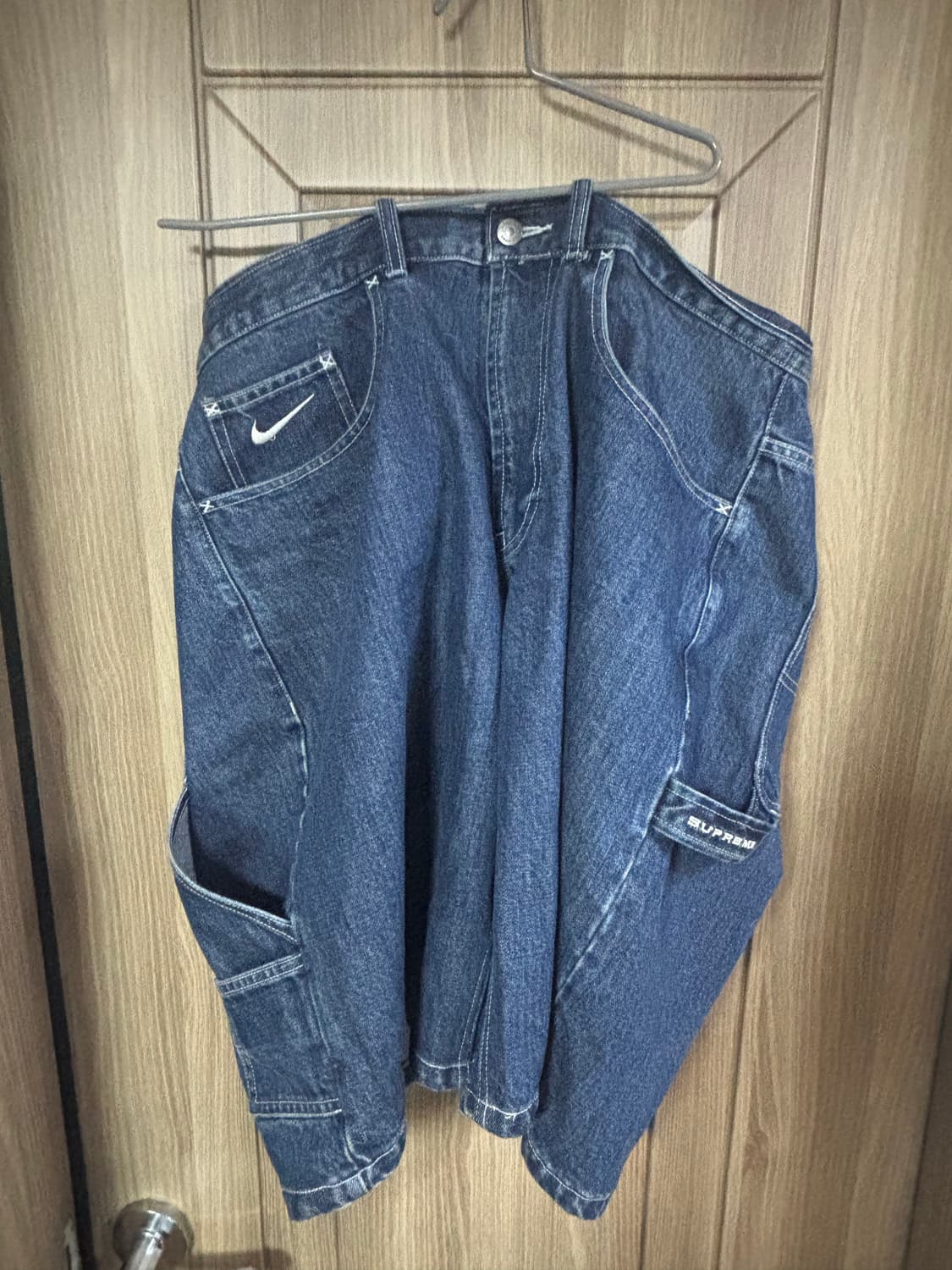 슈프림 나이키 24SS 데님 쇼츠 인디고 상품이미지2